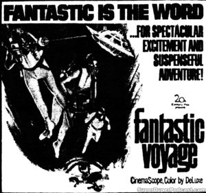 FANTASTIC VOYAGE- Newspaper ad. February 12, 1967.