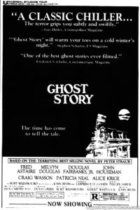 GHOST STORY- Newspaper ad. February 14, 1983.