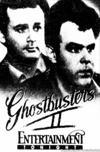 GHOSTBUSTERS II- Television guide ad.
February 16, 1989.