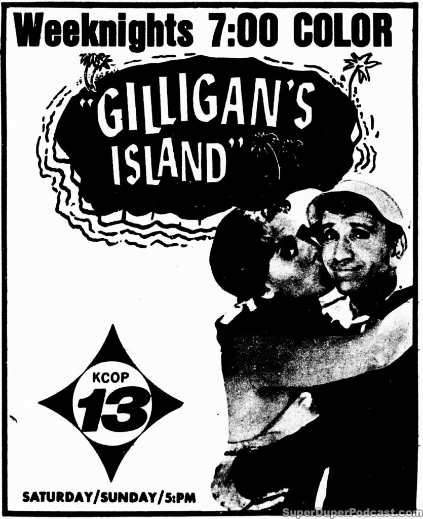 GILLIGAN'S ISLAND- Television guide ad.
February 11, 1968.