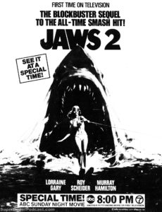 JAWS 2- Television guide ad.
February 15, 1981.