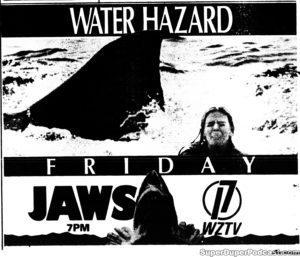 JAWS- Television guide ad.
February 9, 1990.