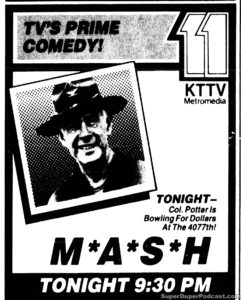 MASH- Television guide ad. February 21, 1983.