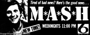 MASH- Television guide ad.
February 29, 1988.
