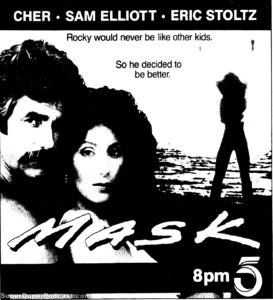 MASK- Television guide ad. February 13, 1989.