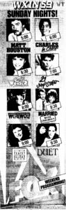 MATT HOUSTON- Television guide ad. February 15, 1988,