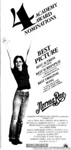 NORMA RAE- Newspaper ad. February 29, 1980.