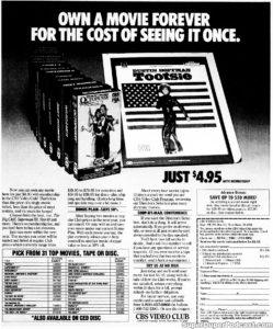 OCTOPUSSY/TOOTSIE- Home video ad. November 1984.