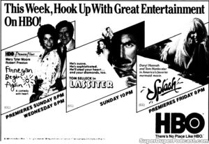 SPLASH- Television guide ad.
February 24, 1985.