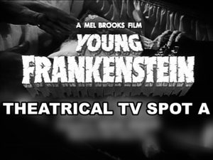 YOUNG FRANKENSTEIN- Theatrical TV spot A.
Released December 1974.