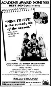 9 TO 5- Newspaper ad. March 23, 1981.