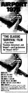 AIRPORT 1975- Newspaper ad. March 16, 1975.
