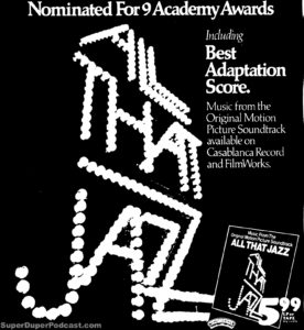 ALL THAT JAZZ- Newspaper ad. March 23, 1980.