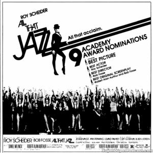 ALL THAT JAZZ- Newspaper ad. March 29, 1980.