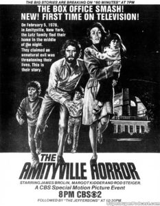 THE AMITYVILLE HORROR- Television guide ad. March 1, 1981.