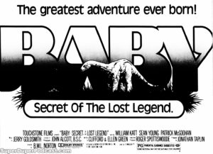 BABY SECRET OF THE LOST LEGEND- Newspaper ad. March 28, 1985.