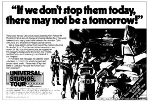 BATTLESTAR GALACTICA- Newspaper ad. March 31, 1980.