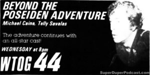 BEYOND THE POSEIDON ADVENTURE- Television guide ad. March 9, 1988.