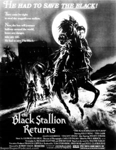 THE BLACK STALLION RETURNS- Newspaper ad. March 20, 1983.