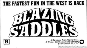 BLAZING SADDLES- Newspaper ad. March 20, 1981.