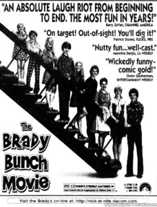 THE BRADY BUNCH MOVIE- Newspaper ad. March 30, 1995.