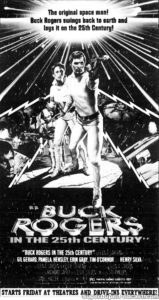 BUCK ROGERS IN THE 25TH CENTURY- Newspaper ad. March 26, 1979.