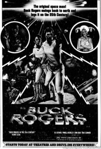 BUCK ROGERS IN THE 25TH CENTURY- Newspaper ad.
March 30, 1979.