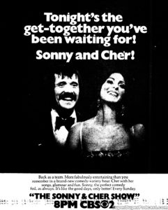 CHER- Television guide ad.
February 6, 1976.