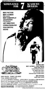 COAL MINER'S DAUGHTER- Newspaper ad. March 17, 1981.