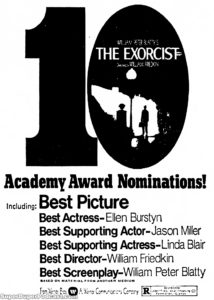 THE EXORCIST- Newspaper ad. March 27, 1974.