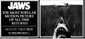JAWS- Newspaper ad. March 11, 1977.