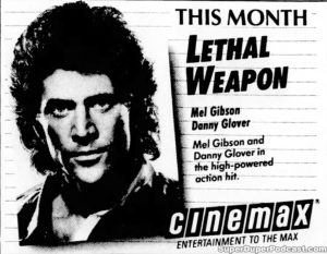 LETHAL WEAPON- Television guide ad.
March 2, 1988.