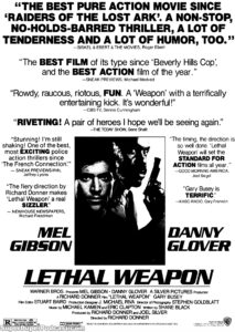 LETHAL WEAPON- Newspaper ad. March 28, 1987.