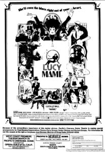 MAME- Newspaper ad. March 26, 1974.