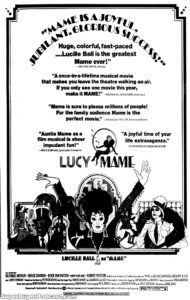 MAME- Newspaper ad. March 27, 1974.
