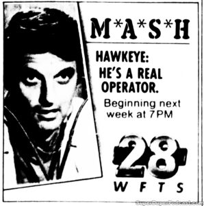 MASH- Television guide ad. March 7, 1988.