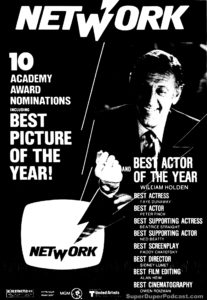 NETWORK- Newspaper ad. March 11, 1977.