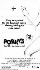 PORKY'S- Newspaper ad. March 23, 1982.