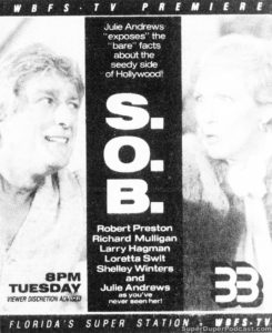 S.O.B.- Television guide ad. March 1, 1988.