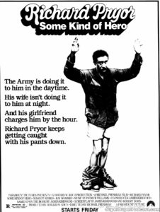 SOME KIND OF HERO- Newspaper ad. March 29, 1982.