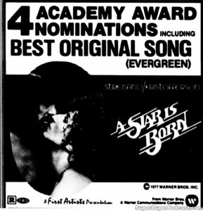 A STAR IS BORN- Newspaper ad. March 23, 1977.