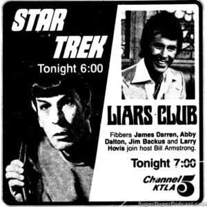 STAR TREK THE ORIGINAL SERIES- Television guide ad. March 16, 1977.