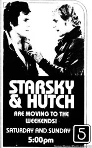 STARSKY AND HUTCH- KTLA television guide ad. March 29, 1981.