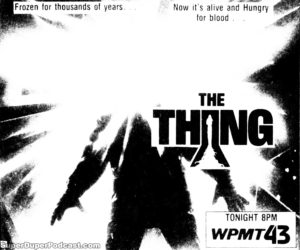 THE THING- Television guide ad. March 1, 1988.