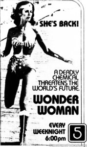 WONDER WOMAN- KTLA newspaper ad. March 30, 1981.