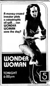 WONDER WOMAN- KTLA television guide ad. March 31, 1981.