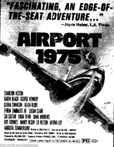 AIRPORT 1975- Newspaper ad. April 7, 1975.