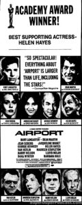 AIRPORT- Newspaper ad. April 16, 1971.
