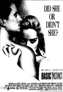 BASIC INSTINCT- Newspaper ad. April 18, 1992.