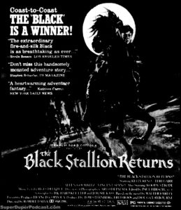 THE BLACK STALLION RETURNS- Newspaper ad. April 20, 1983.